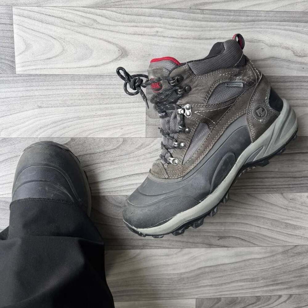 Kodiak Waterproof Hiking Boots Mens 11 Grey Trail Shoes Y2K